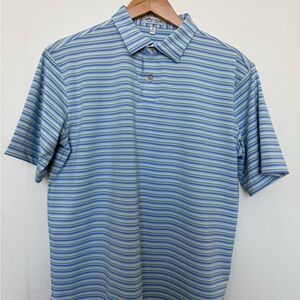 Peter Millar Youth Multicolor Striped Polo Shirt